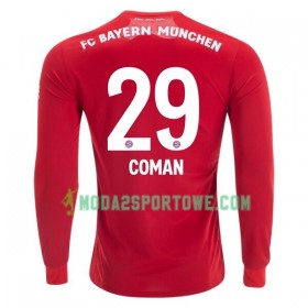 Koszulka Bayern Monachium Kingsley Coman 29 Domowe Stroje Piłkarskie 2019/20 Długi Rękaw